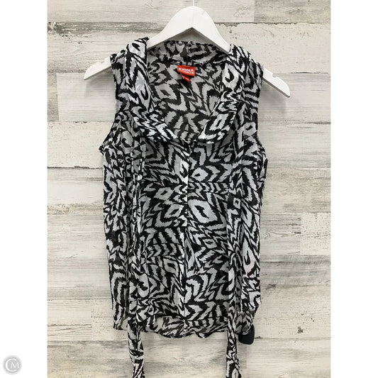 Top Sleeveless By Kirna Zabete In Black, Size: Xs