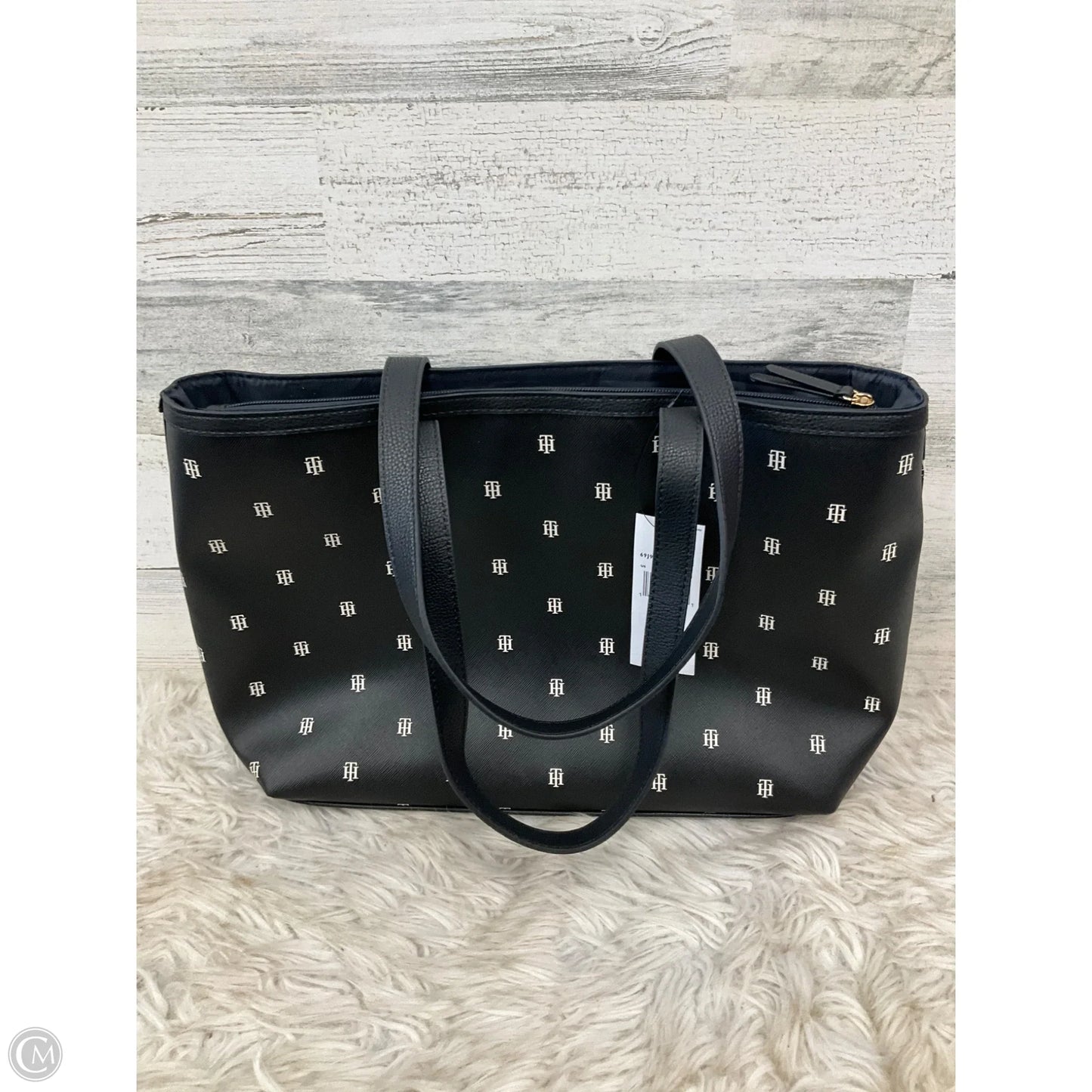 Tote Leather By Tommy Hilfiger, Size: Large