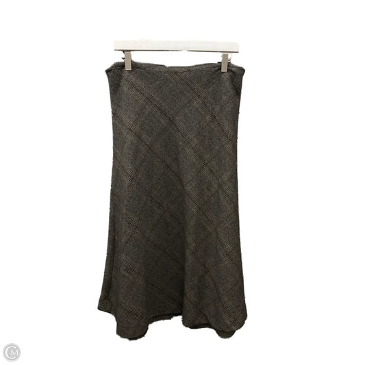 Skirt Midi By Premise Studio In Brown, Size: 10