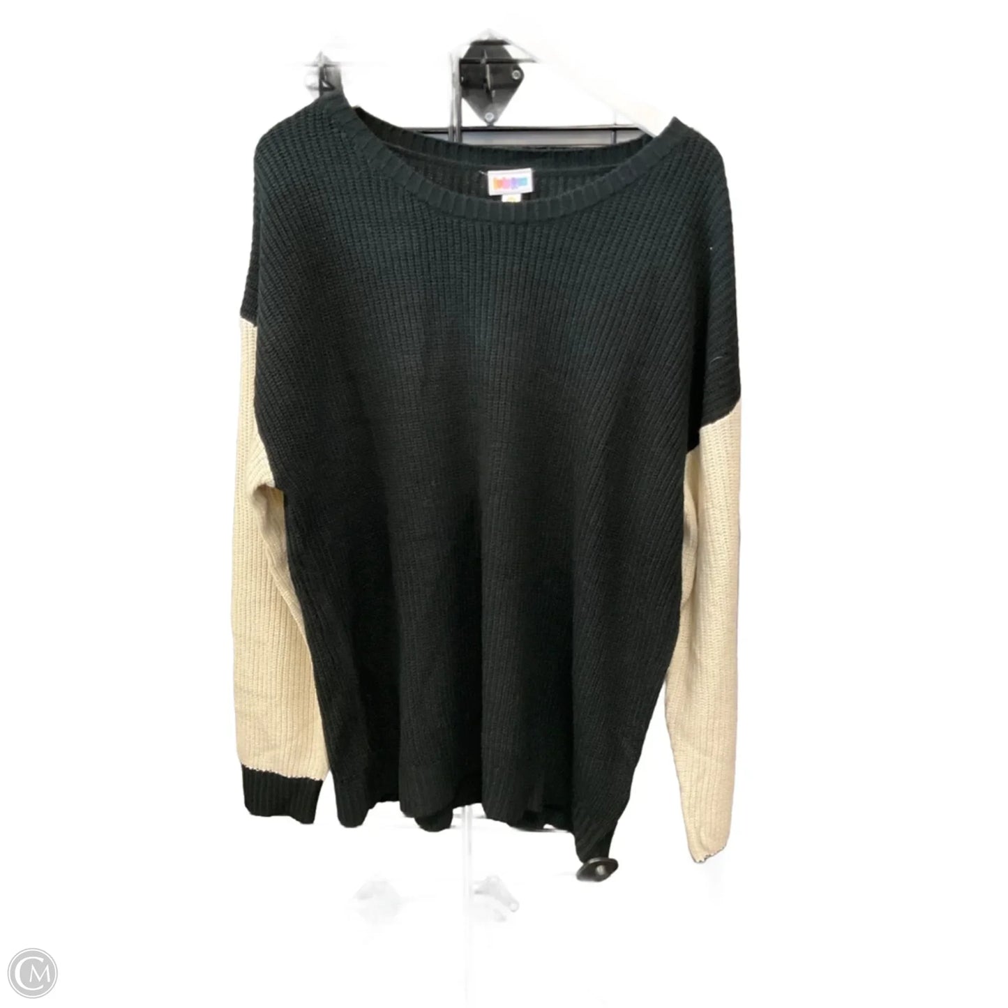 Sweater By Lularoe In Black & White, Size: 3x