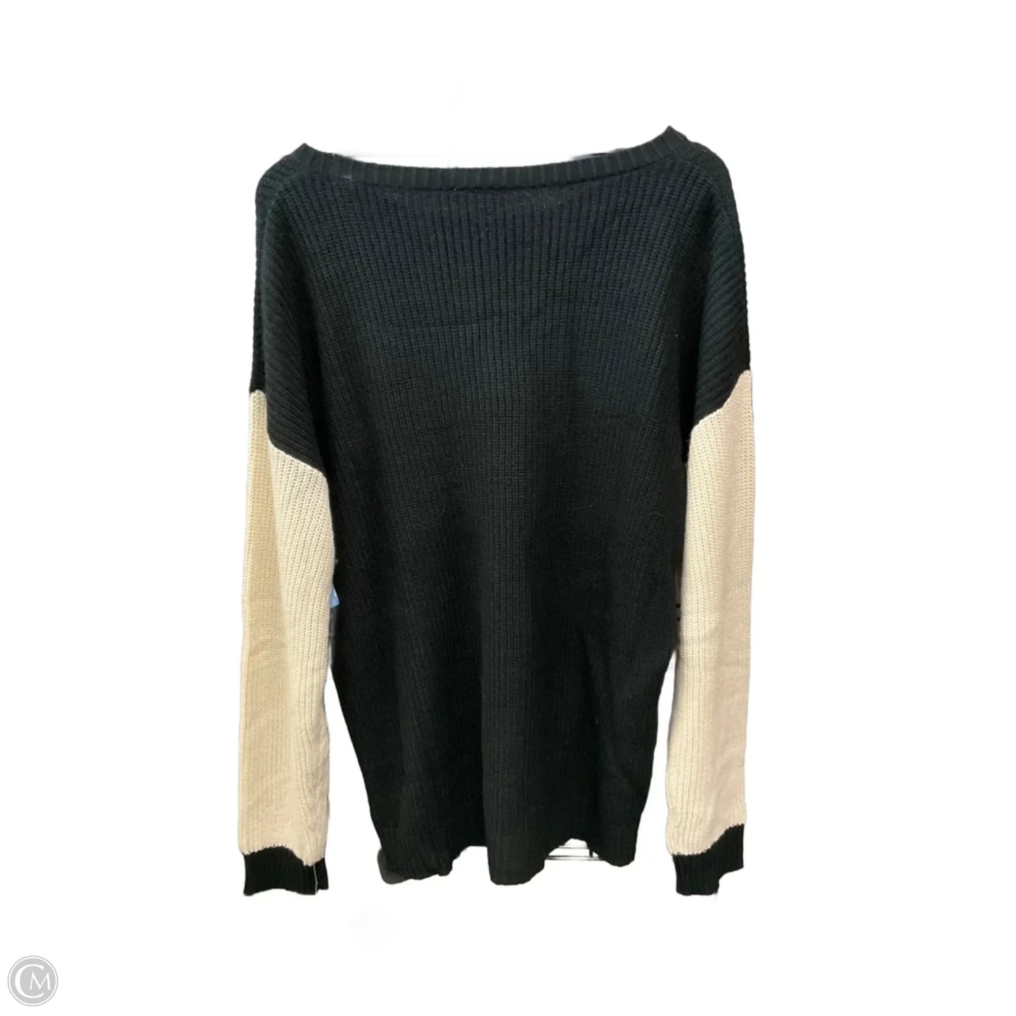 Sweater By Lularoe In Black & White, Size: 3x