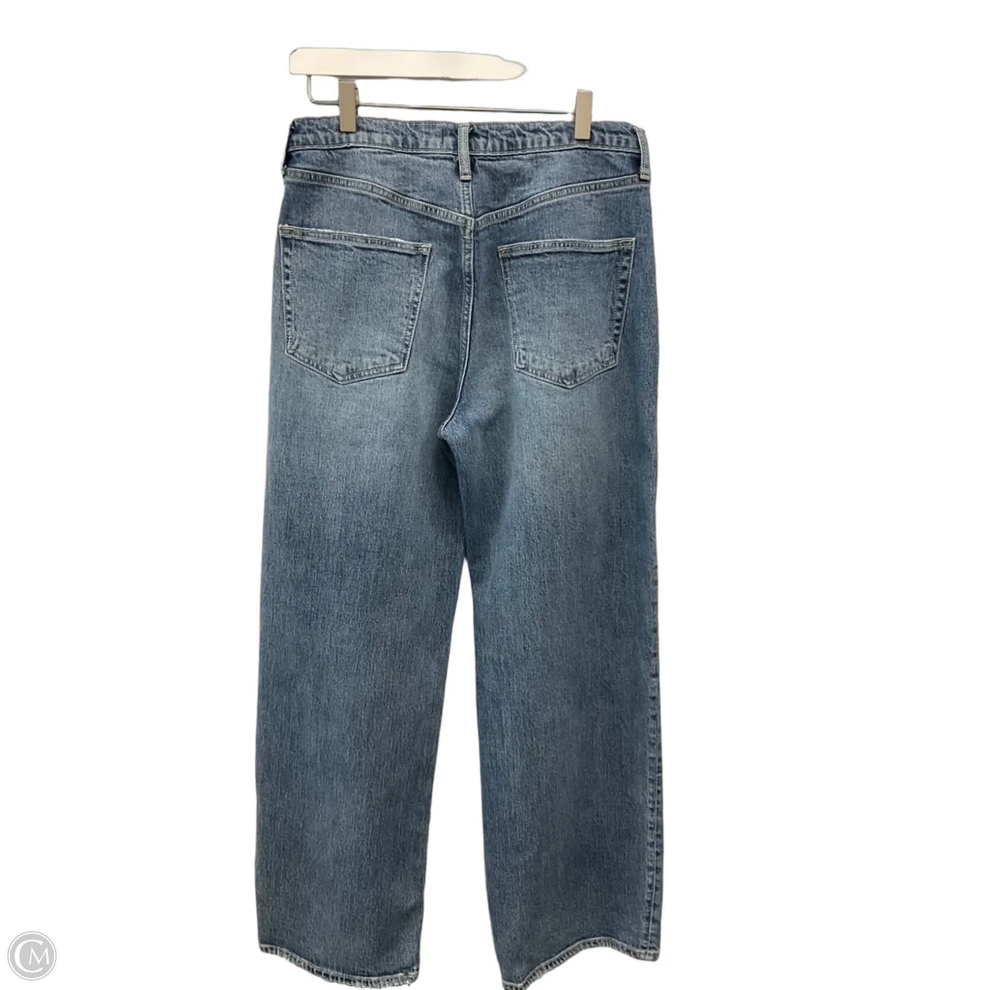 Jeans Wide Leg By Silver In Blue Denim, Size: 6