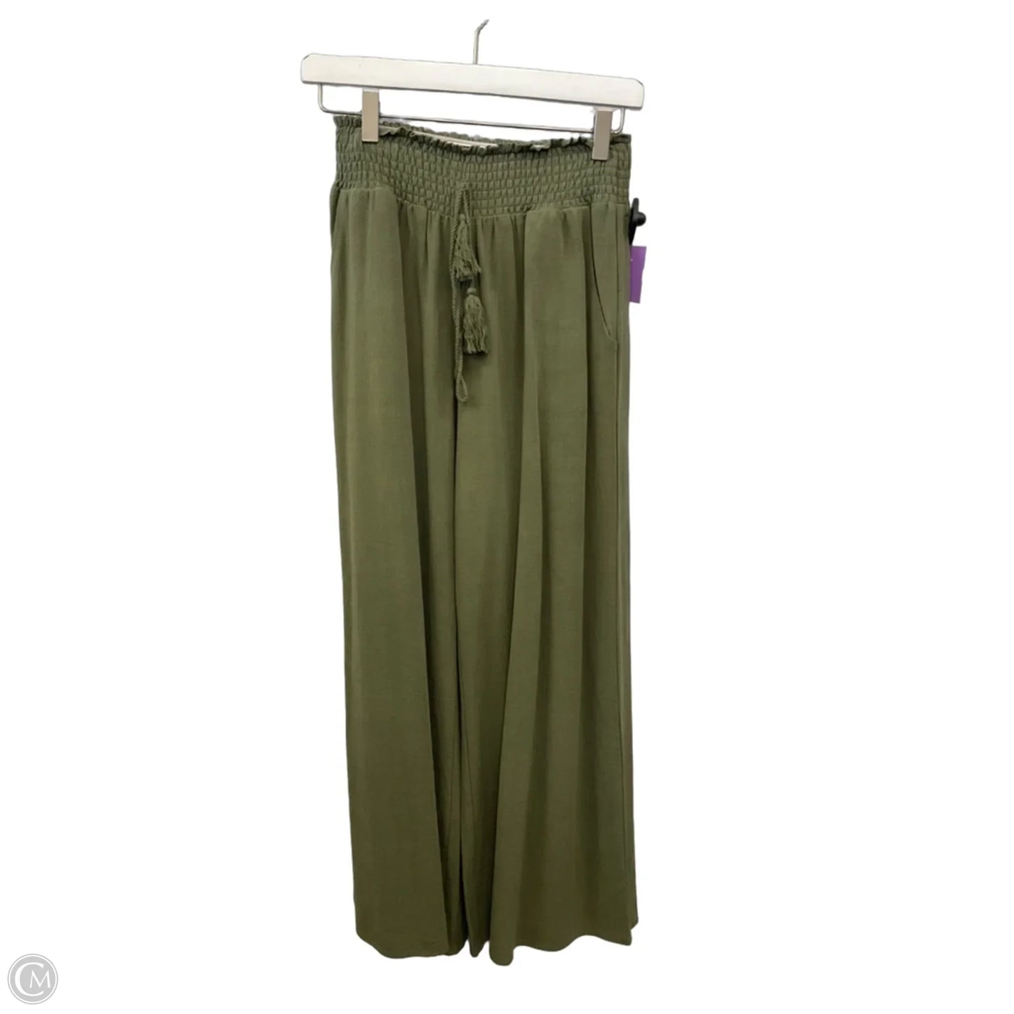 Pants Wide Leg By Miou Muse In Green, Size: 4