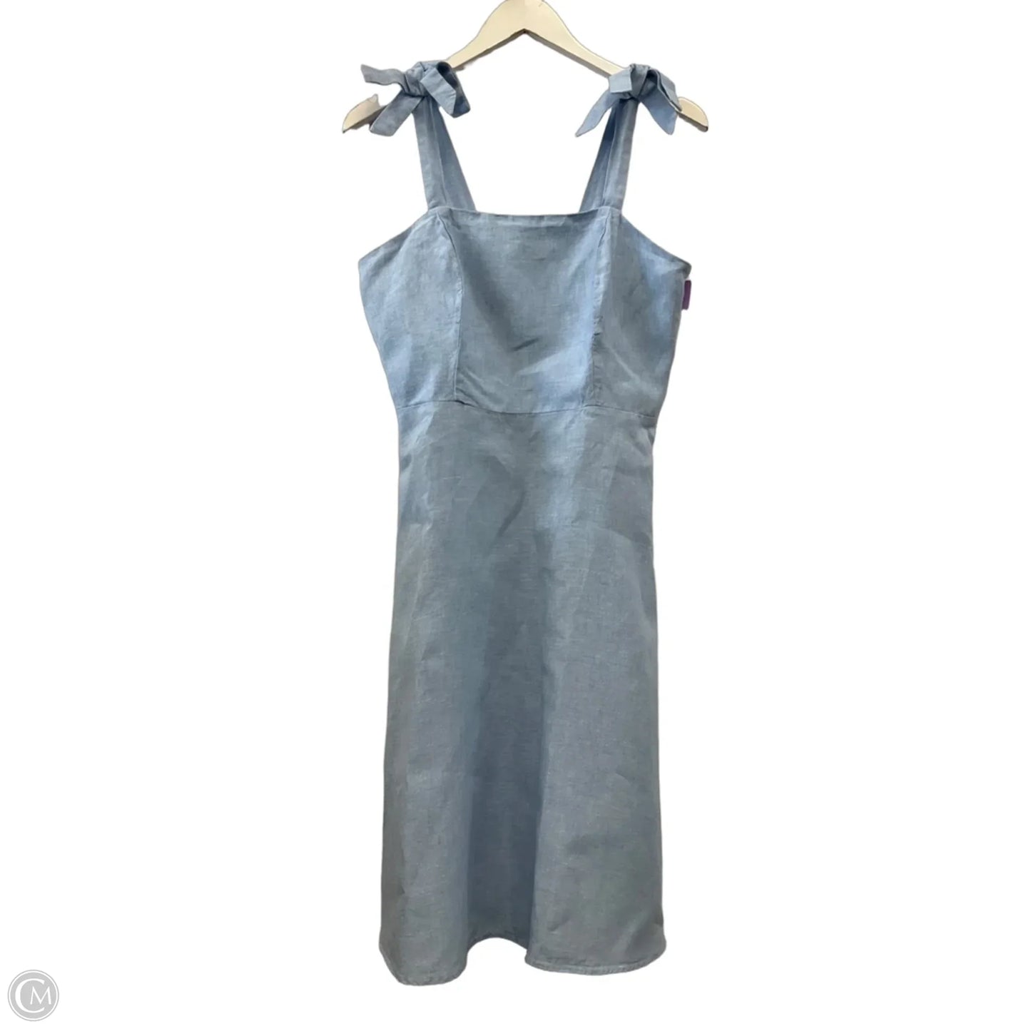Dress Casual Midi By Saks Fifth Avenue In Blue, Size: M