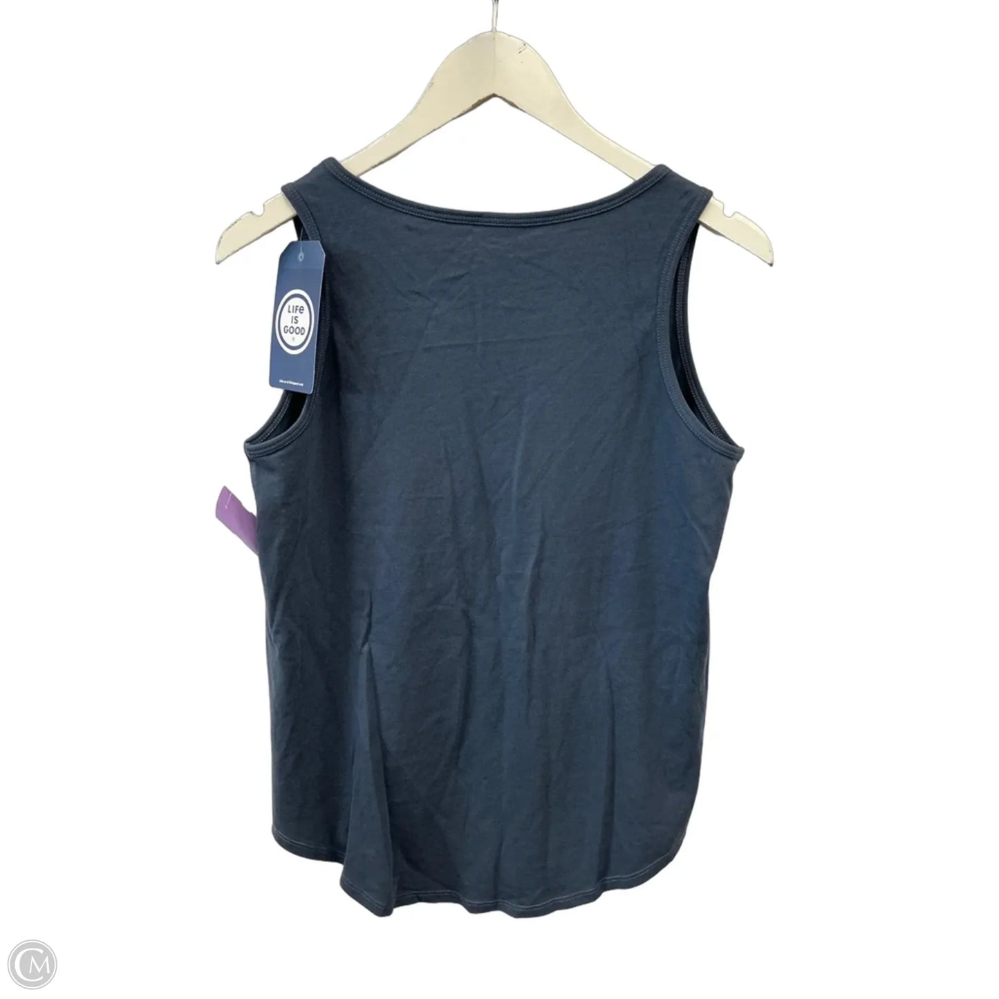 Top Sleeveless By Life Is Good In Blue, Size: M