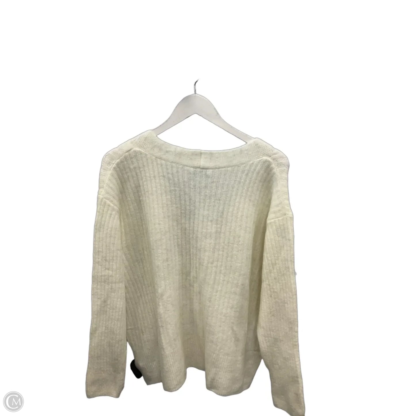 Sweater By Topshop In White, Size: Mp
