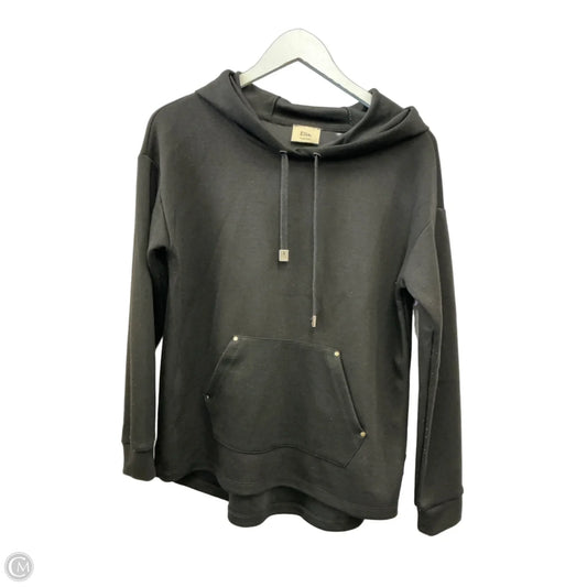 Sweatshirt Hoodie By Elie Tahari In Black, Size: Sp