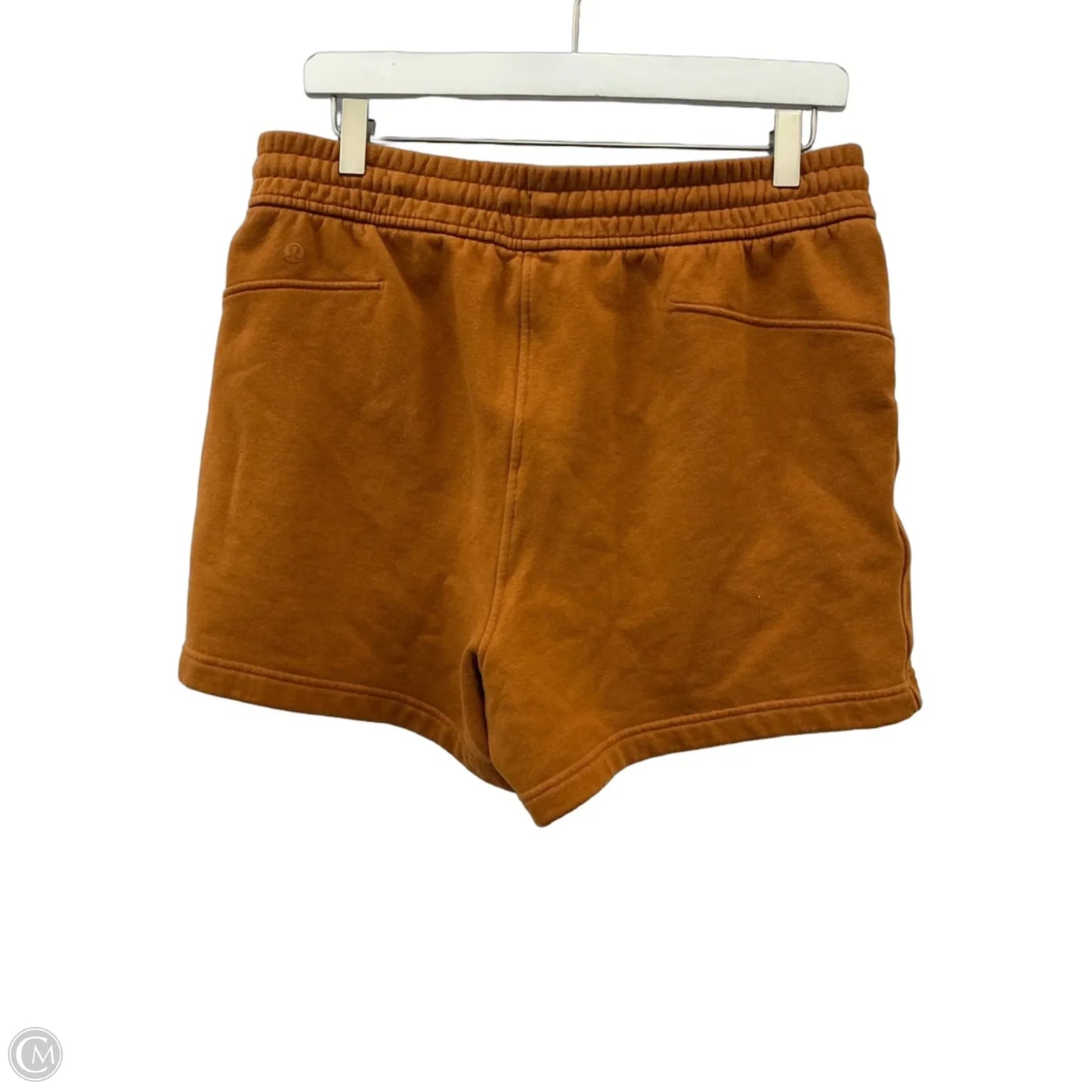 Athletic Shorts By Lululemon In Orange, Size: 10