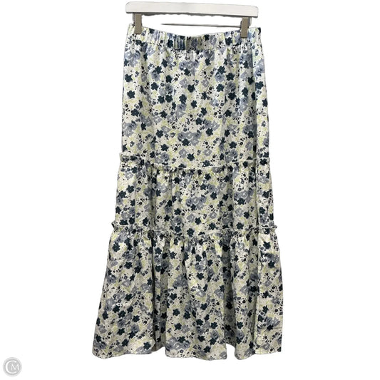 Skirt Maxi By Shein In Floral Print, Size: L