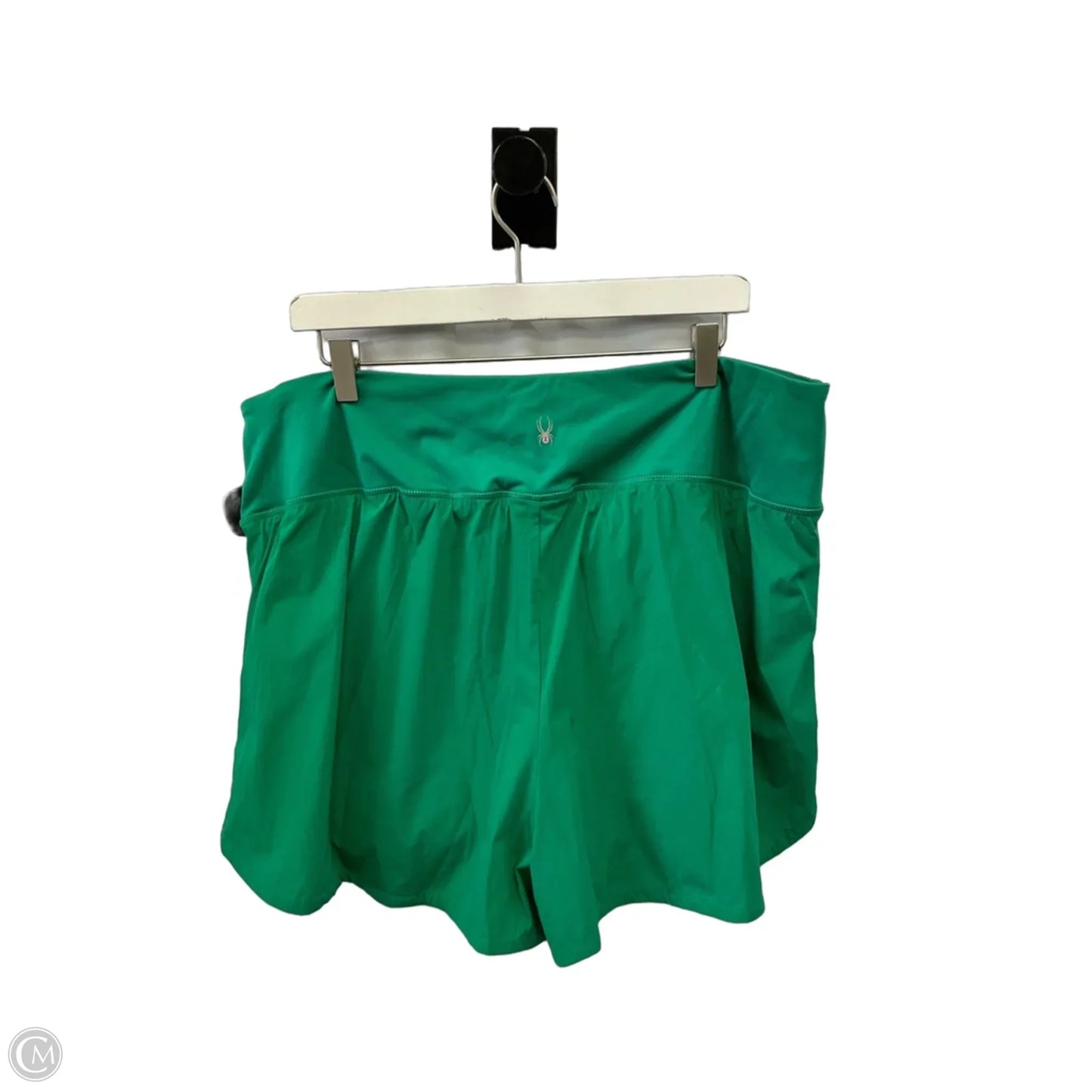 Athletic Shorts By Spyder In Green, Size: Xxl