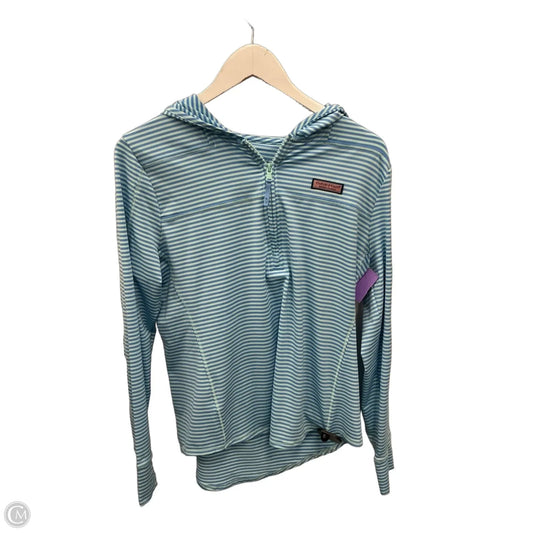 Athletic Top Long Sleeve Collar By Vineyard Vines In Blue, Size: M