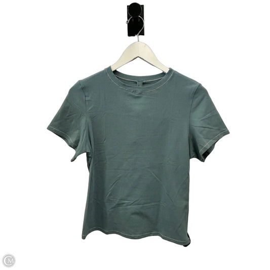 Athletic Top Short Sleeve By Skims In Blue, Size: Xl