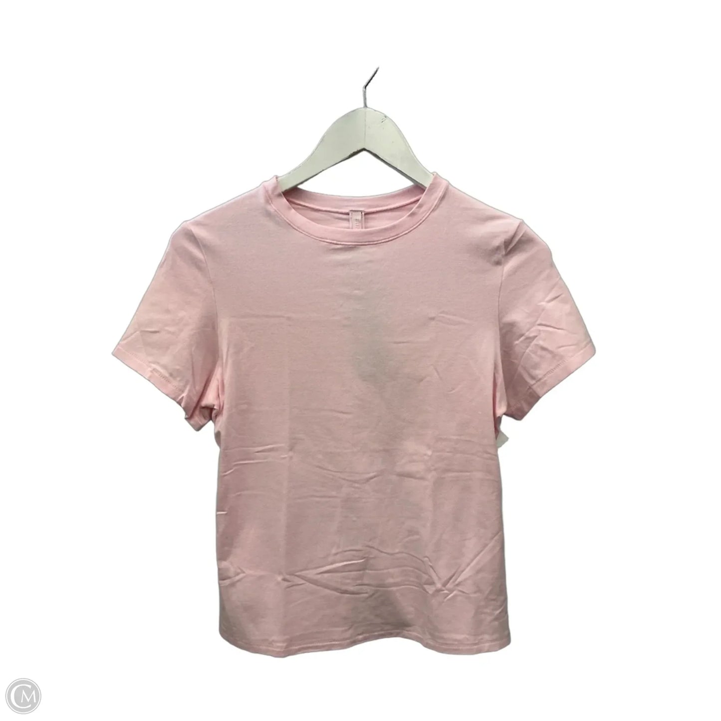 Athletic Top Short Sleeve By Skims In Pink, Size: L