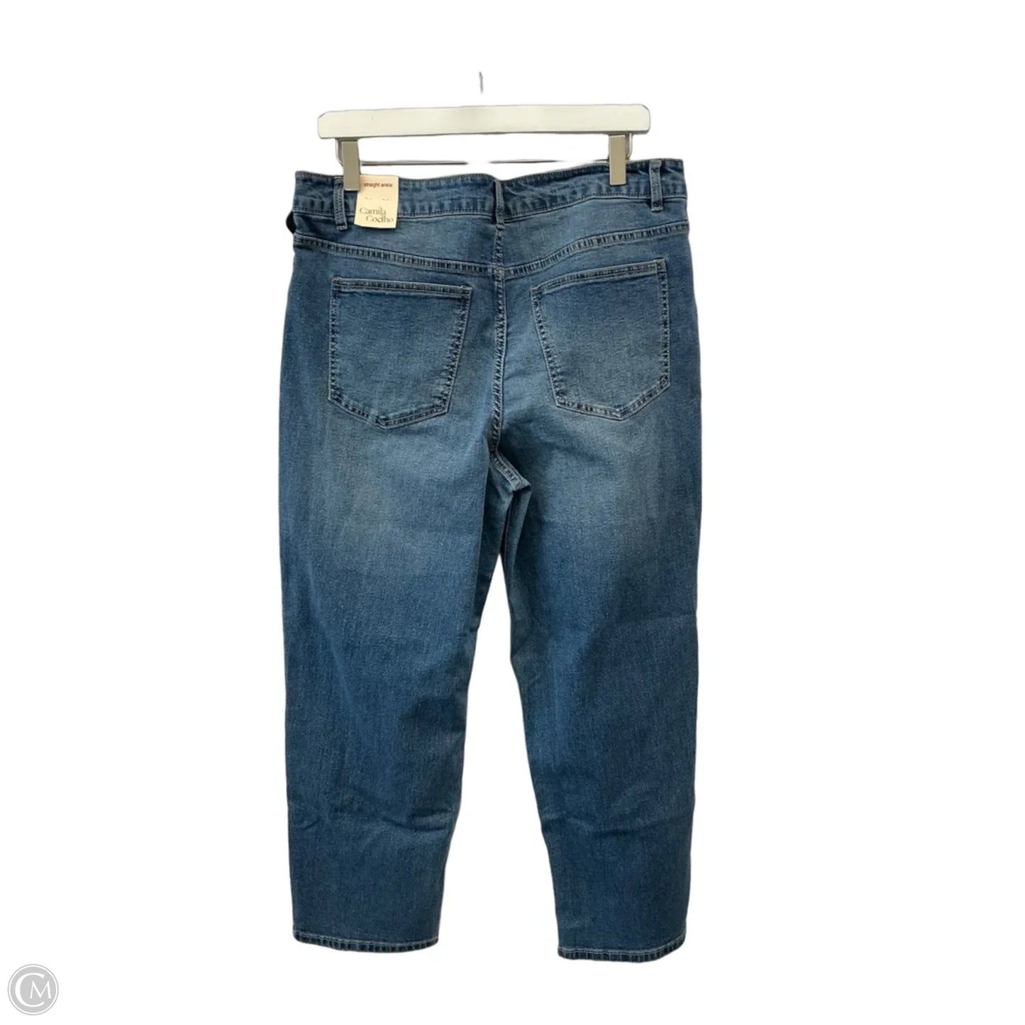 Jeans Wide Leg By Clothes Mentor In Blue Denim, Size: 16