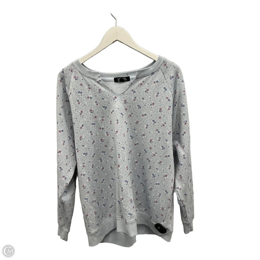 Sweatshirt Crewneck By Clothes Mentor In Floral Print, Size: Xl