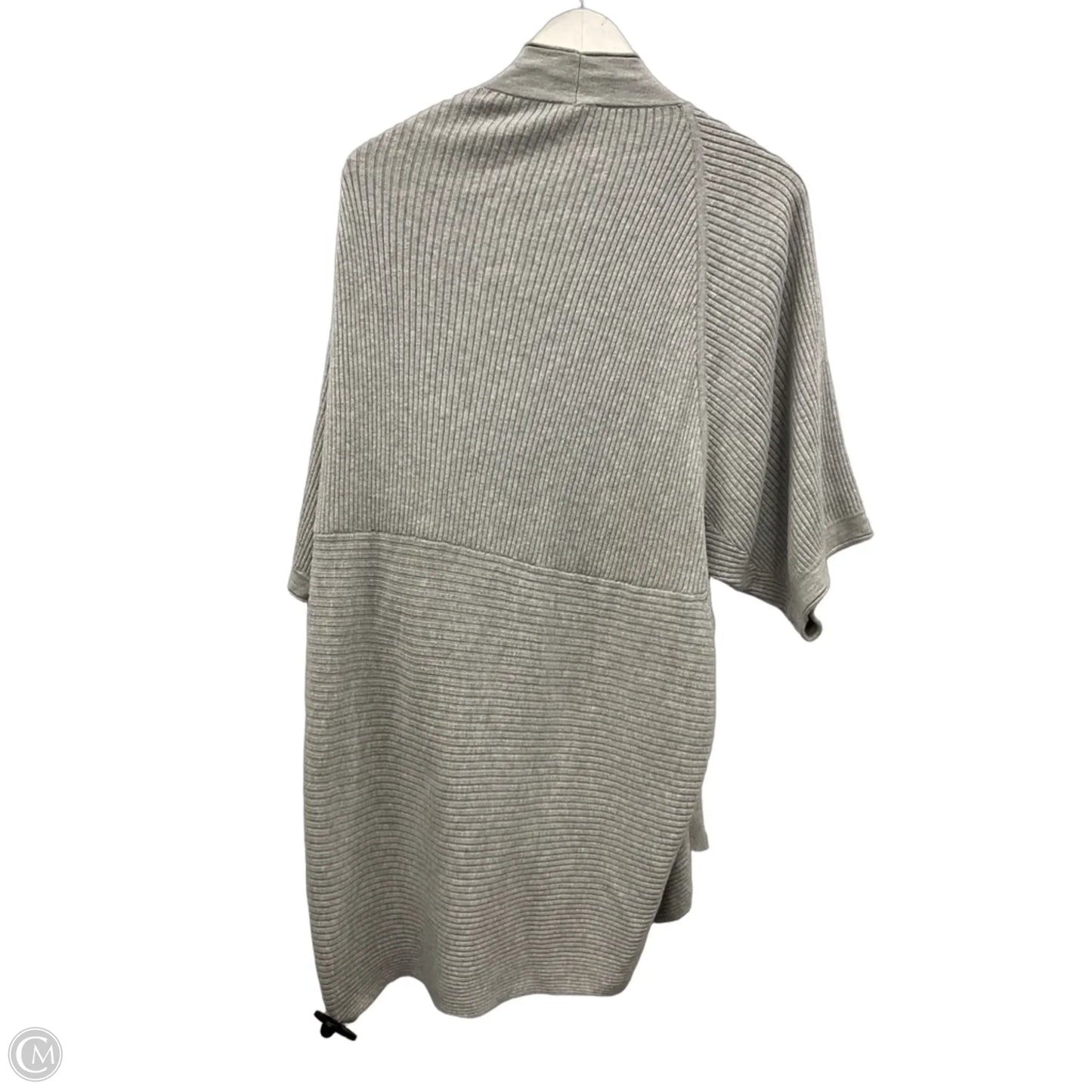 Sweater Cardigan By Chicos In Grey, Size: M
