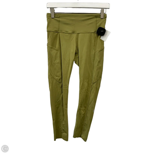 Athletic Capris By Lululemon In Green, Size: S