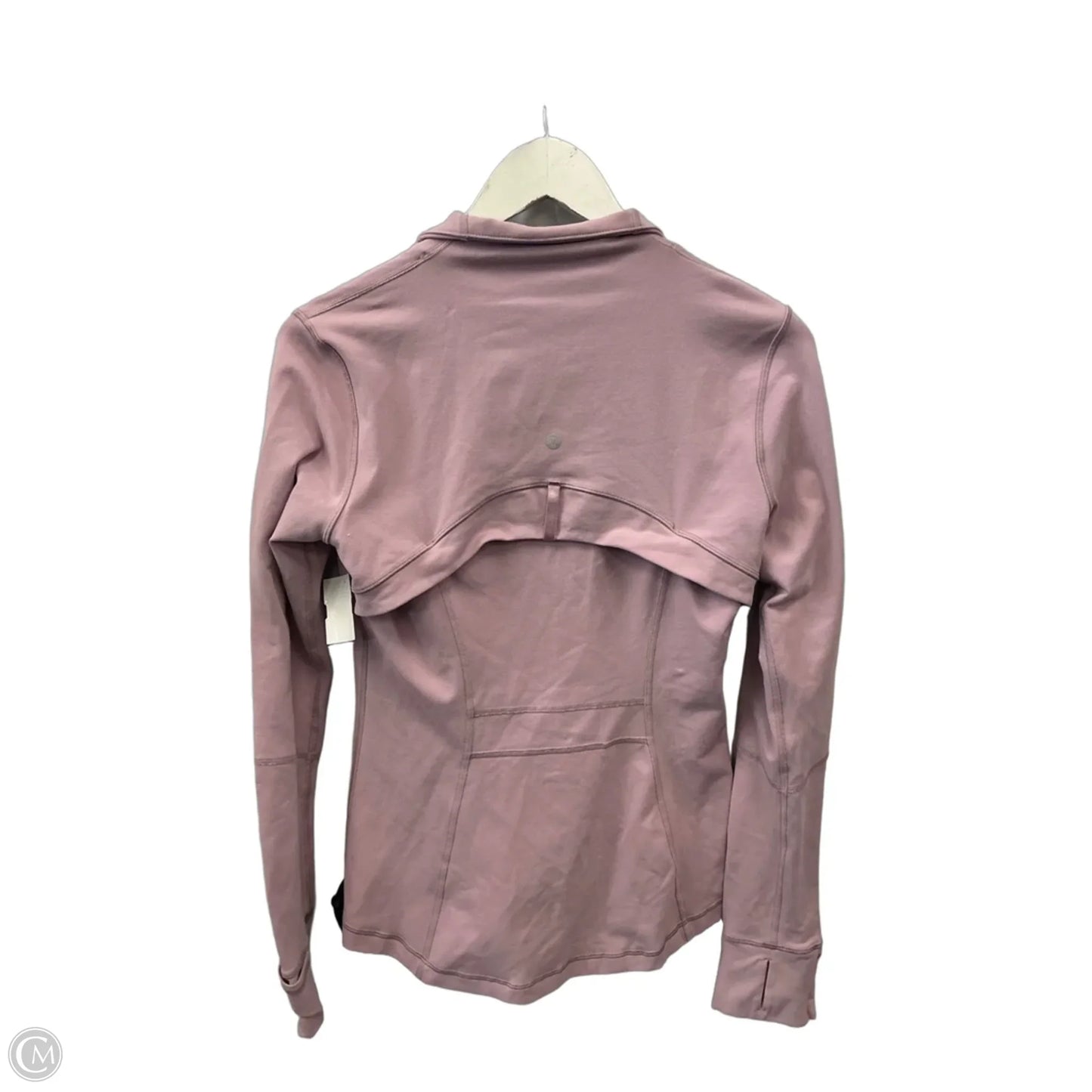 Athletic Jacket By Lululemon In Pink, Size: 8