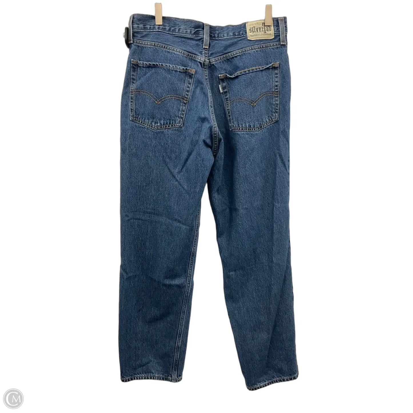 Jeans Wide Leg By Levis In Blue Denim, Size: 12