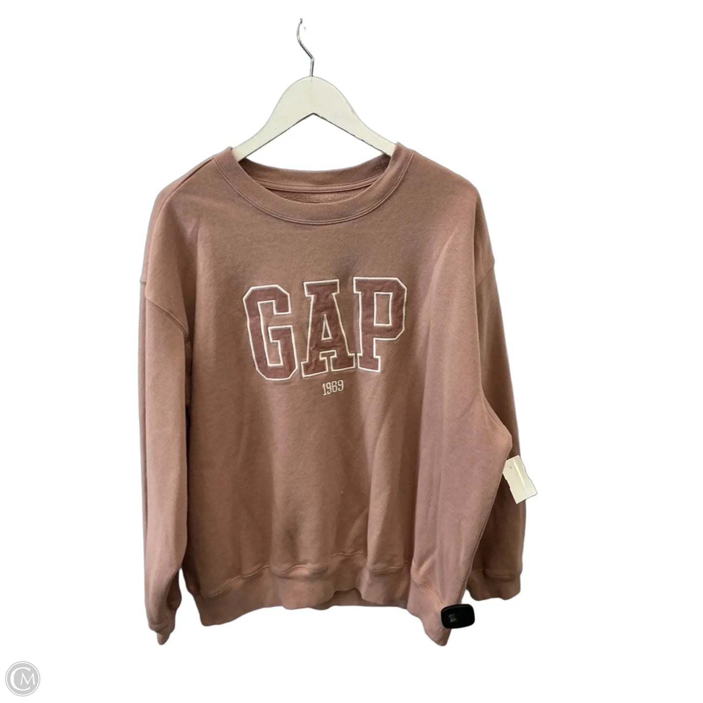 Sweatshirt Crewneck By Gap In Pink, Size: Xxl