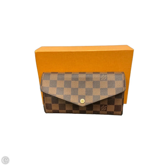 Wallet Luxury Designer By Louis Vuitton, Size: Large
