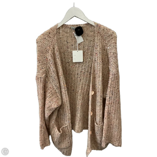 Cardigan By Davi & Dani In Pink, Size: L