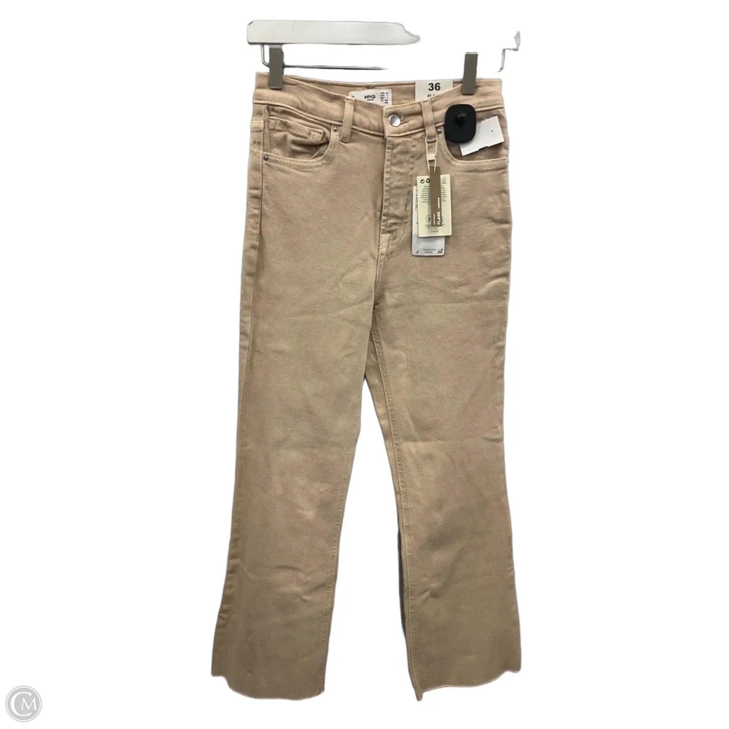 Pants Wide Leg By Mng In Tan, Size: 4