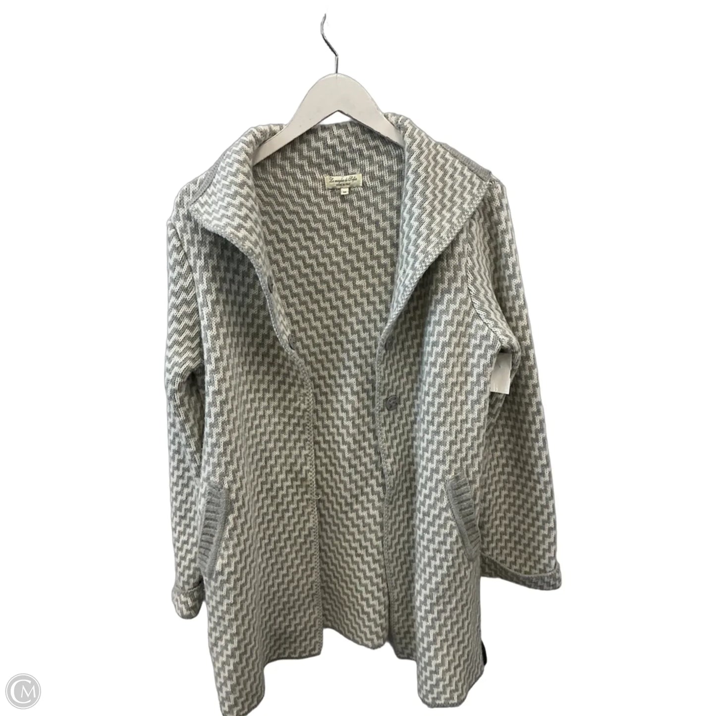 Cardigan By Clothes Mentor In Grey, Size: M