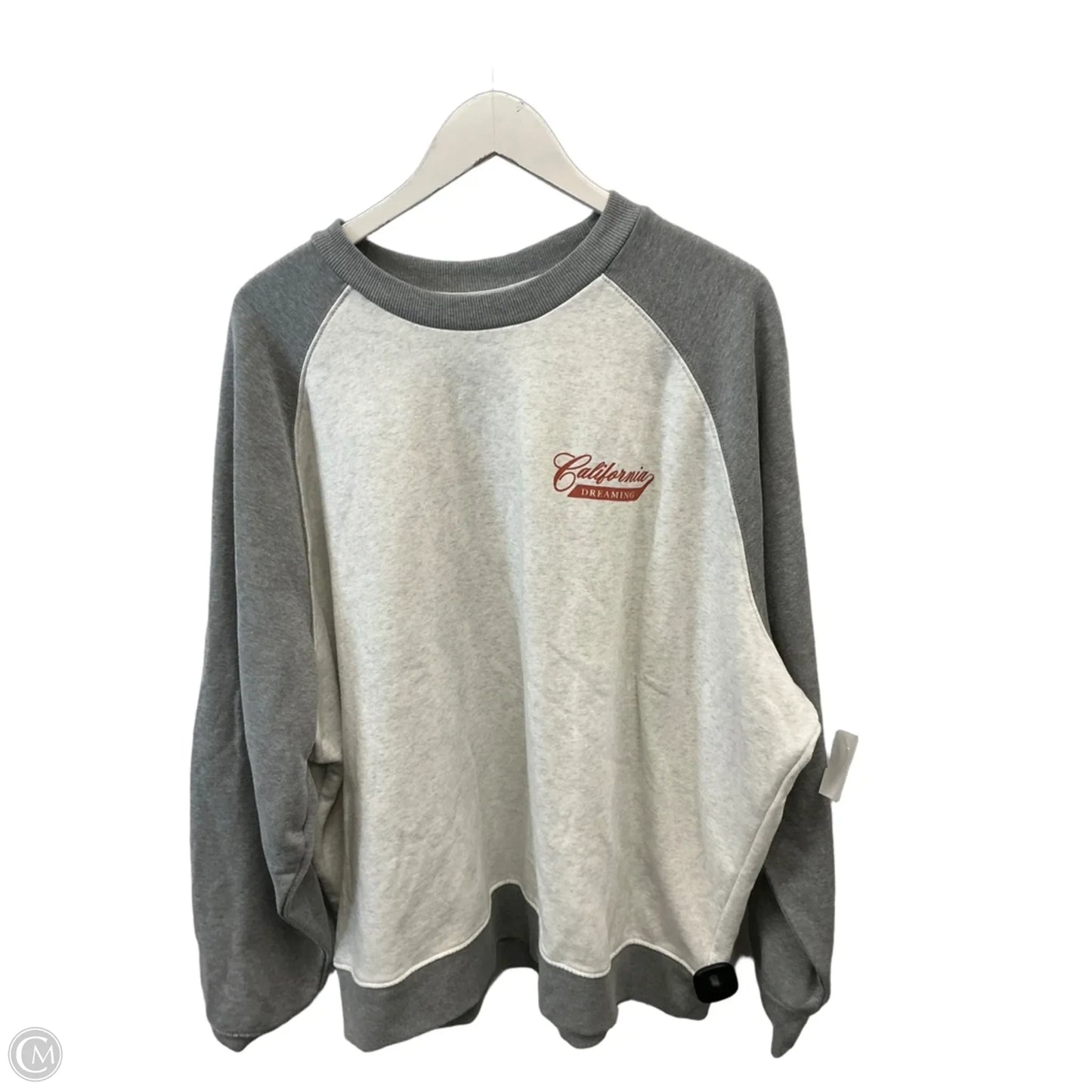 Sweatshirt Crewneck By Old Navy In White, Size: Xxl