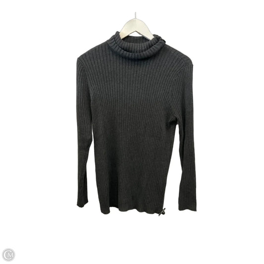 Top Long Sleeve By Chicos In Grey, Size: L