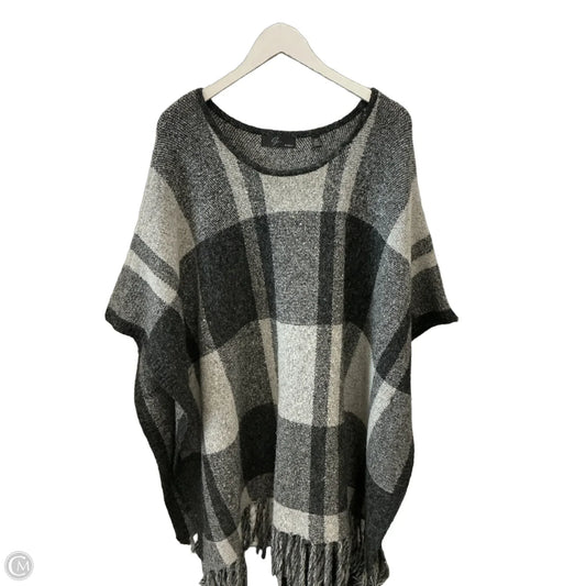 Poncho By Cyrus In Grey, Size: 2x