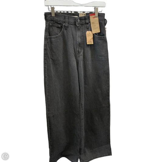 Jeans Wide Leg By Levis In Black, Size: 2