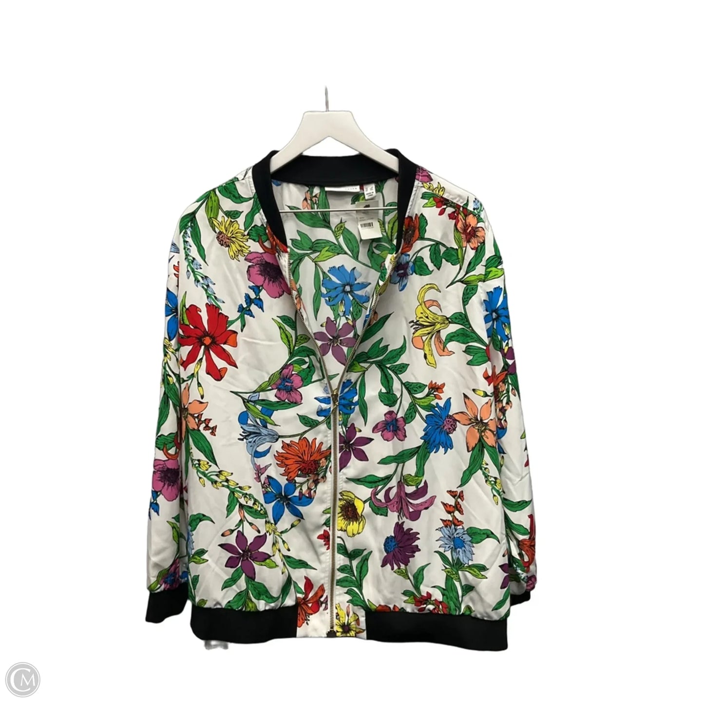Jacket Other By Susan Graver In Floral Print, Size: 3x