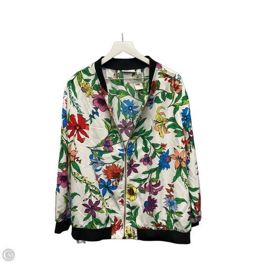 Jacket Other By Susan Graver In Floral Print, Size: 3x