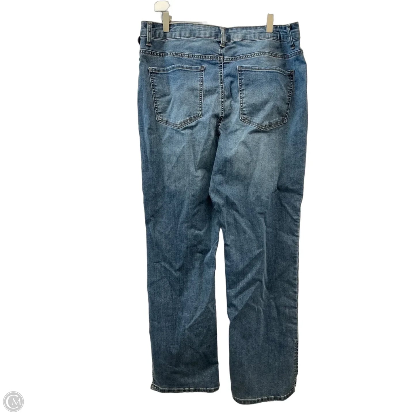 Jeans Straight By Stitch Star In Blue Denim, Size: 16