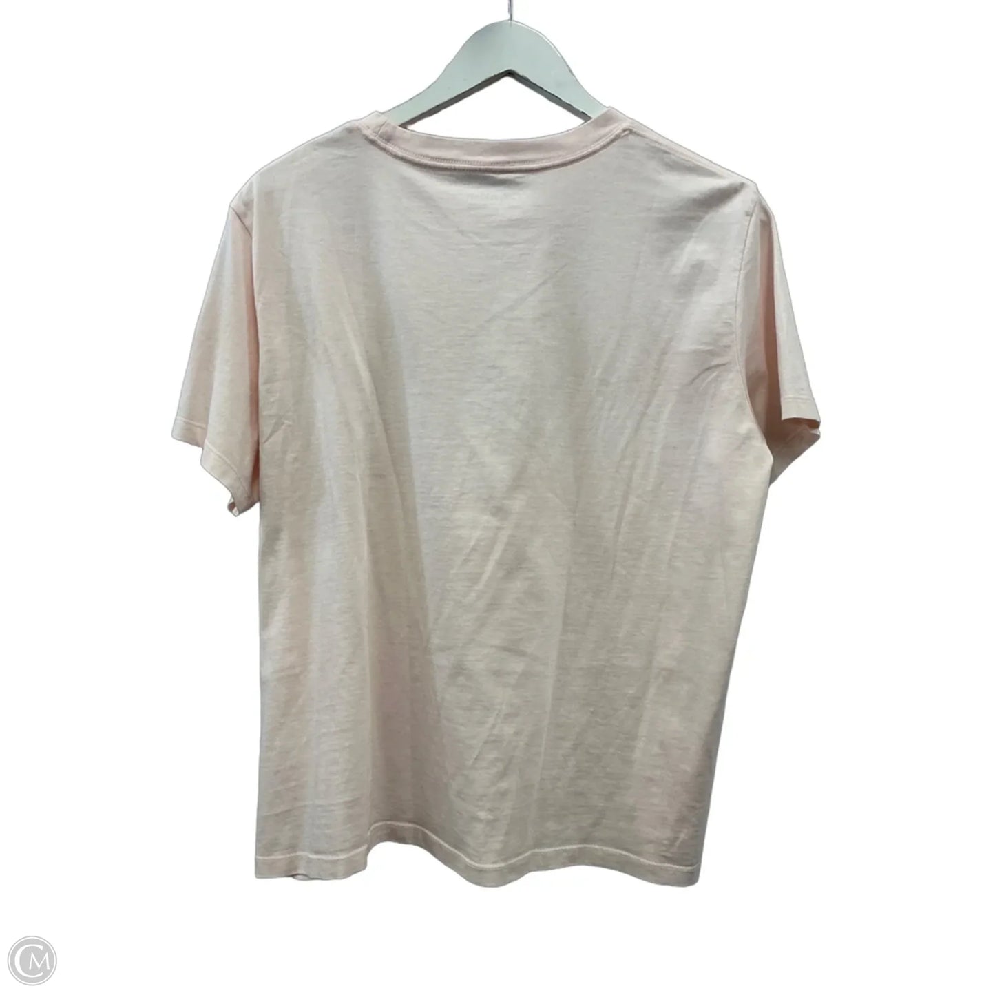Top Short Sleeve By Calvin Klein In Pink, Size: Xl