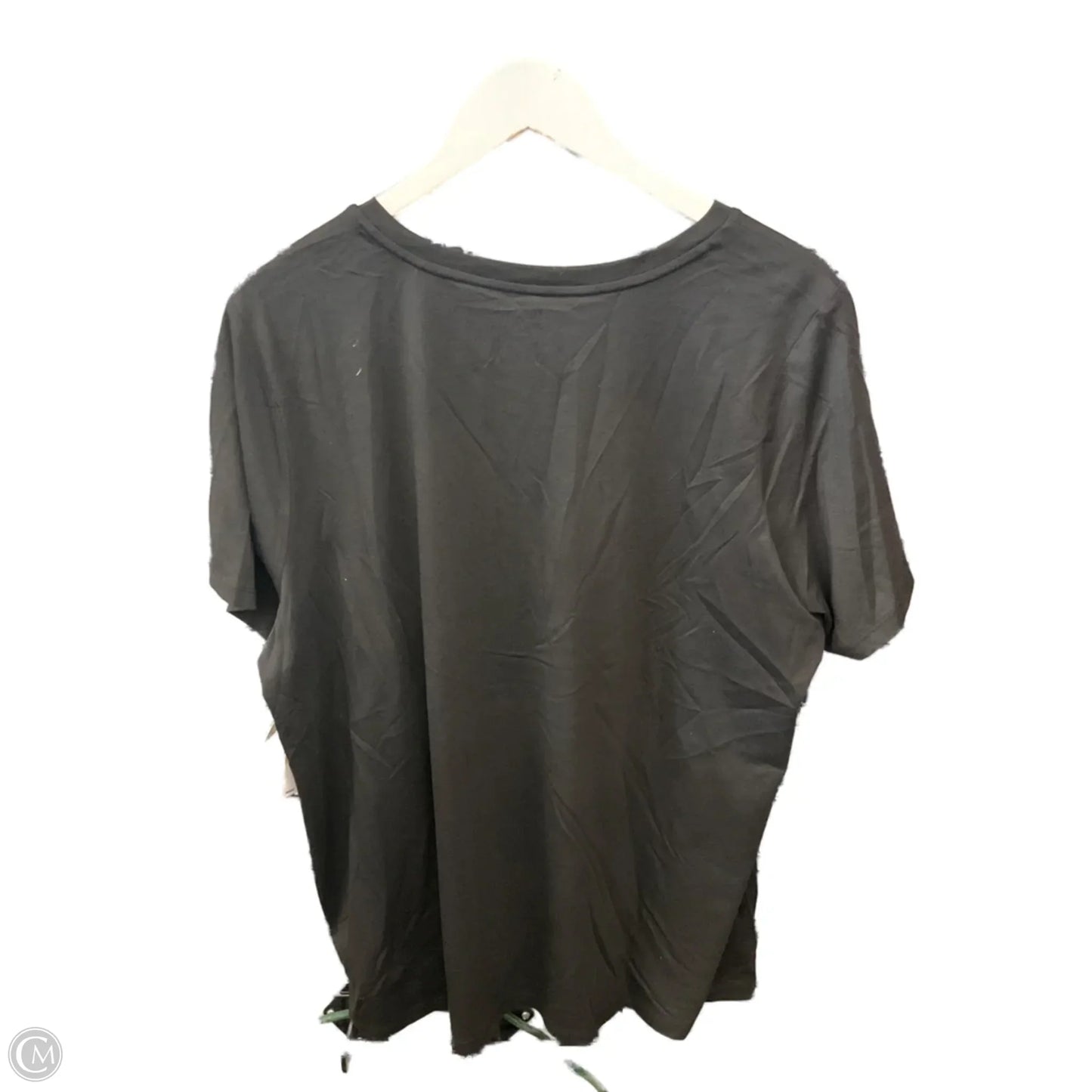 Top Short Sleeve By Michael By Michael Kors In Black, Size: 2x
