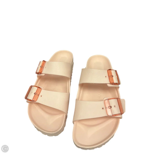 Sandals Flats By Birkenstock In Pink, Size: 8.5