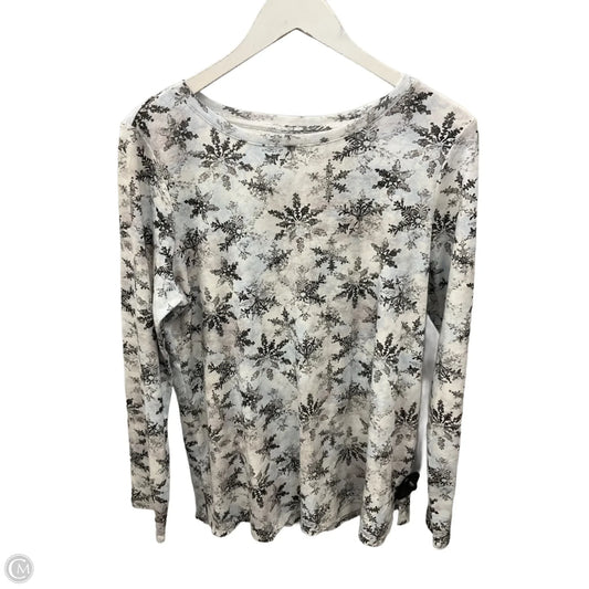 Top Long Sleeve By J. Jill In Multi-colored, Size: L