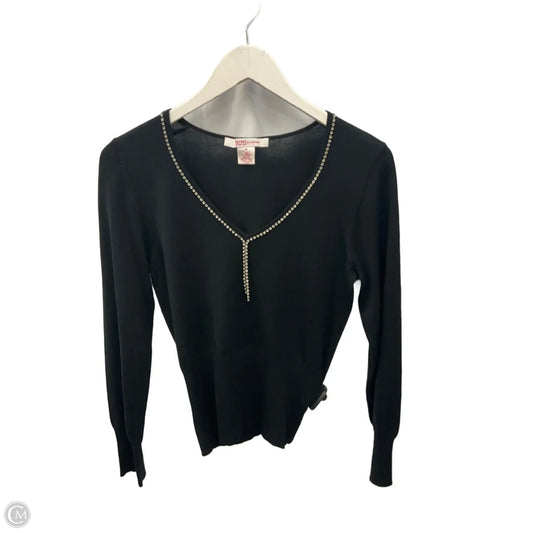Sweater By Nine And Company In Black, Size: M