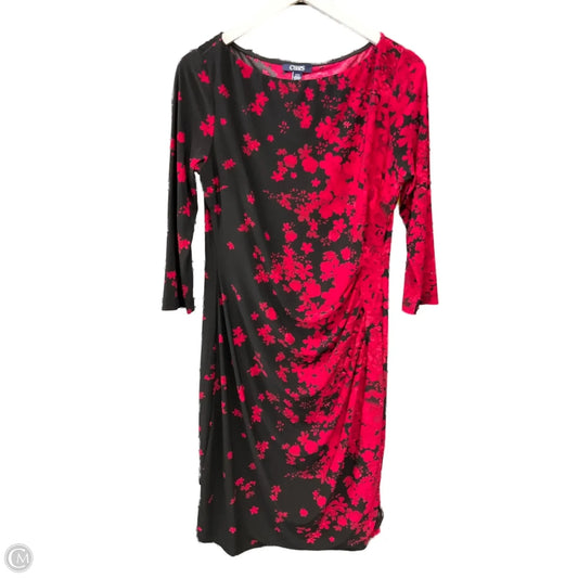 Dress Casual Short By Chaps In Black & Red, Size: L