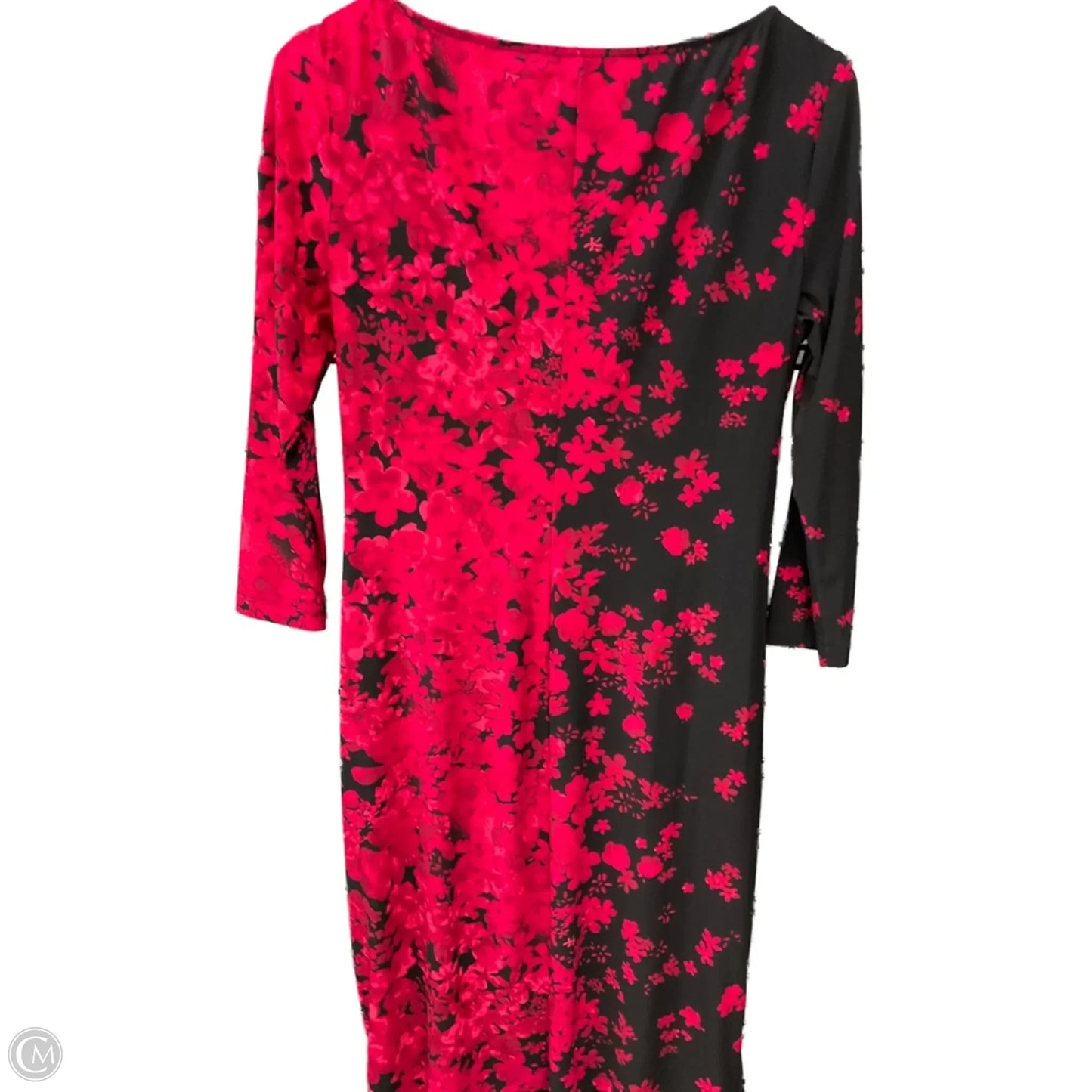 Dress Casual Short By Chaps In Black & Red, Size: L