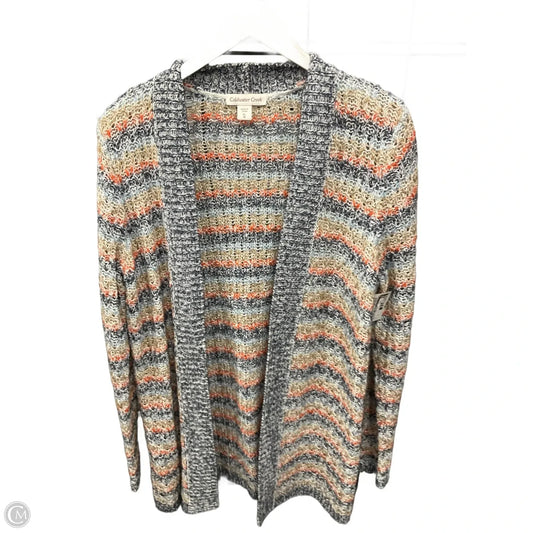 Sweater Cardigan By Coldwater Creek In Multi-colored, Size: Xl