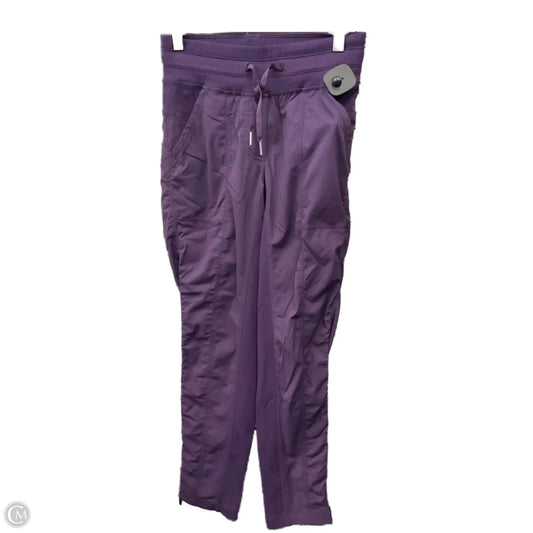 Athletic Pants By Lululemon In Purple, Size: 4
