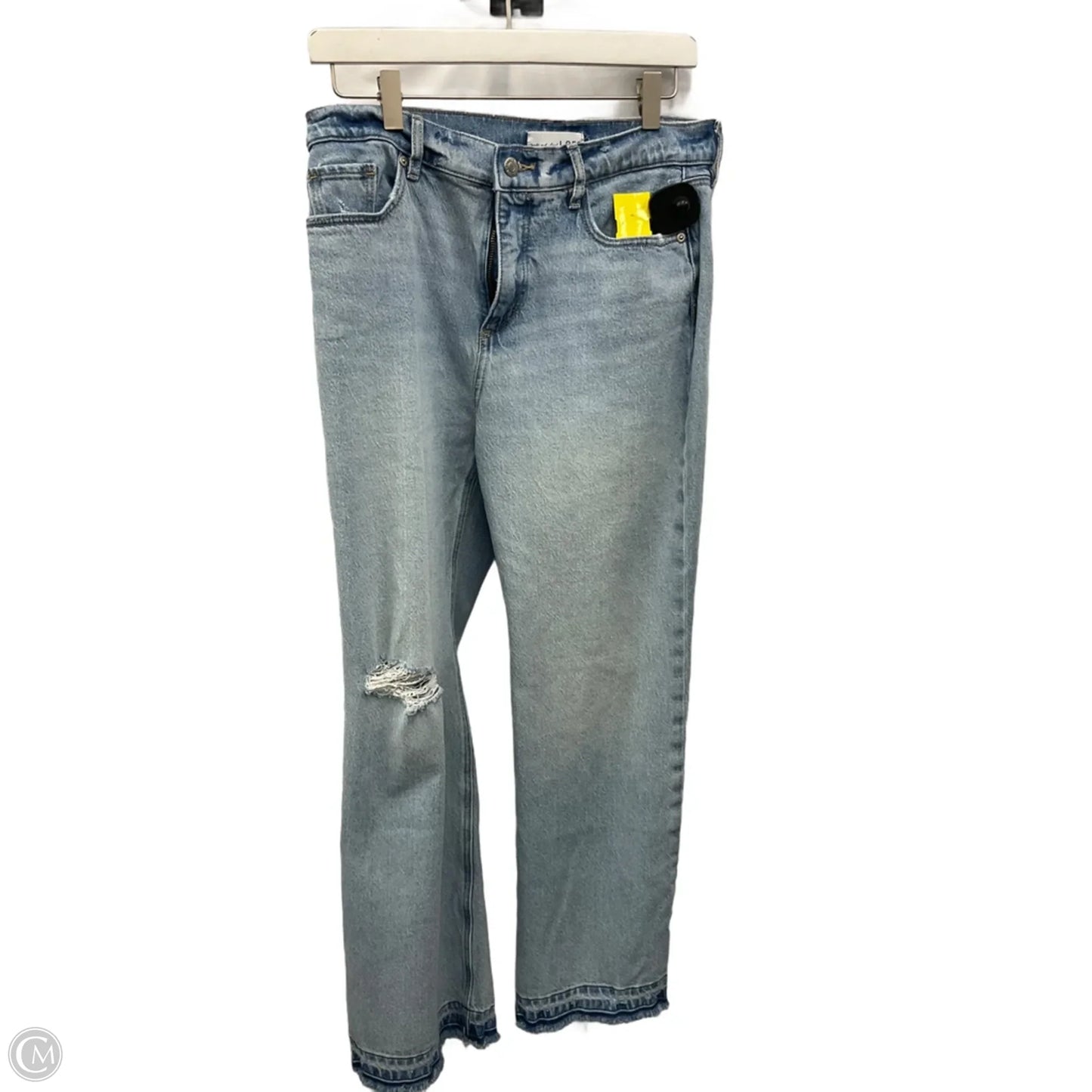 Jeans Wide Leg By Loft In Blue Denim, Size: 6