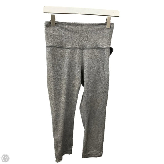 Athletic Leggings Capris By Lululemon In Grey, Size: S