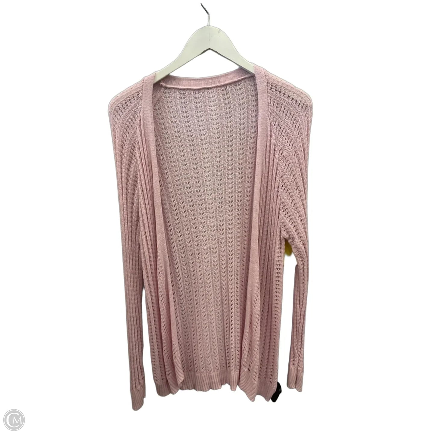 Cardigan By Clothes Mentor In Pink, Size: Xxl