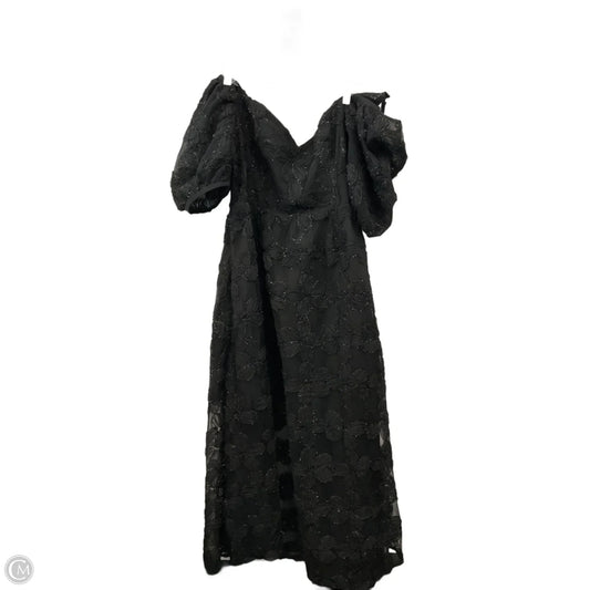 Dress Casual Midi By Clothes Mentor In Black, Size: 3x