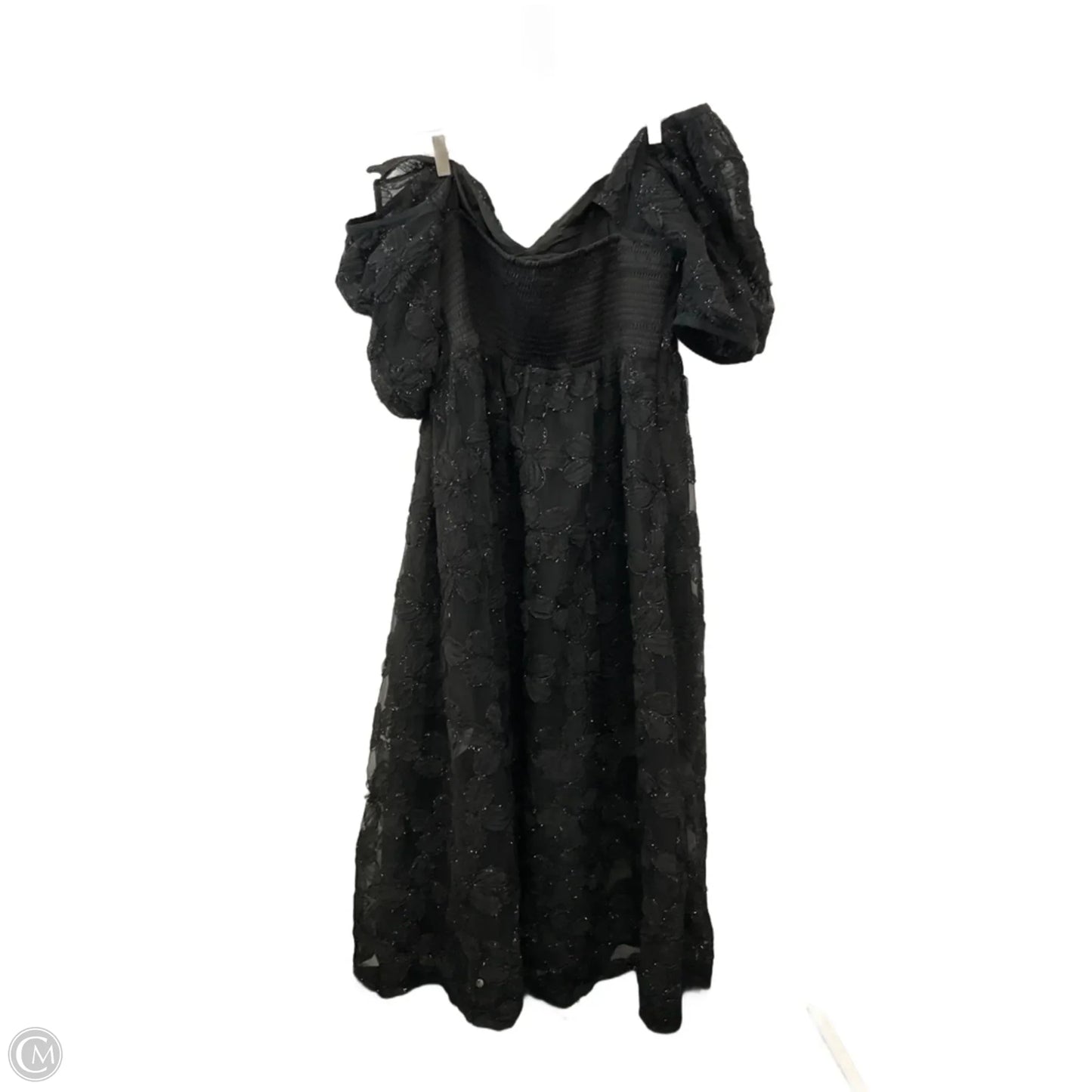 Dress Casual Midi By Clothes Mentor In Black, Size: 3x