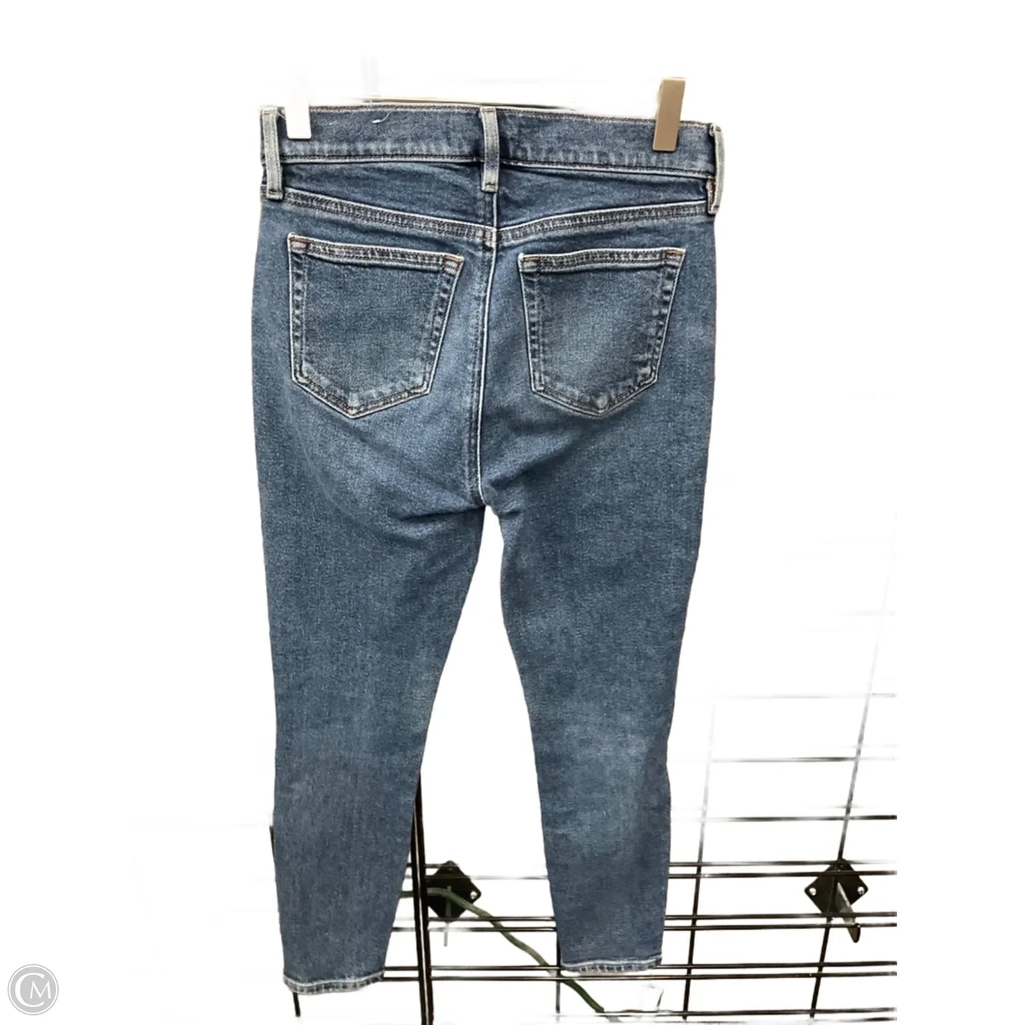 Jeans Skinny By Loft In Blue Denim, Size: 0